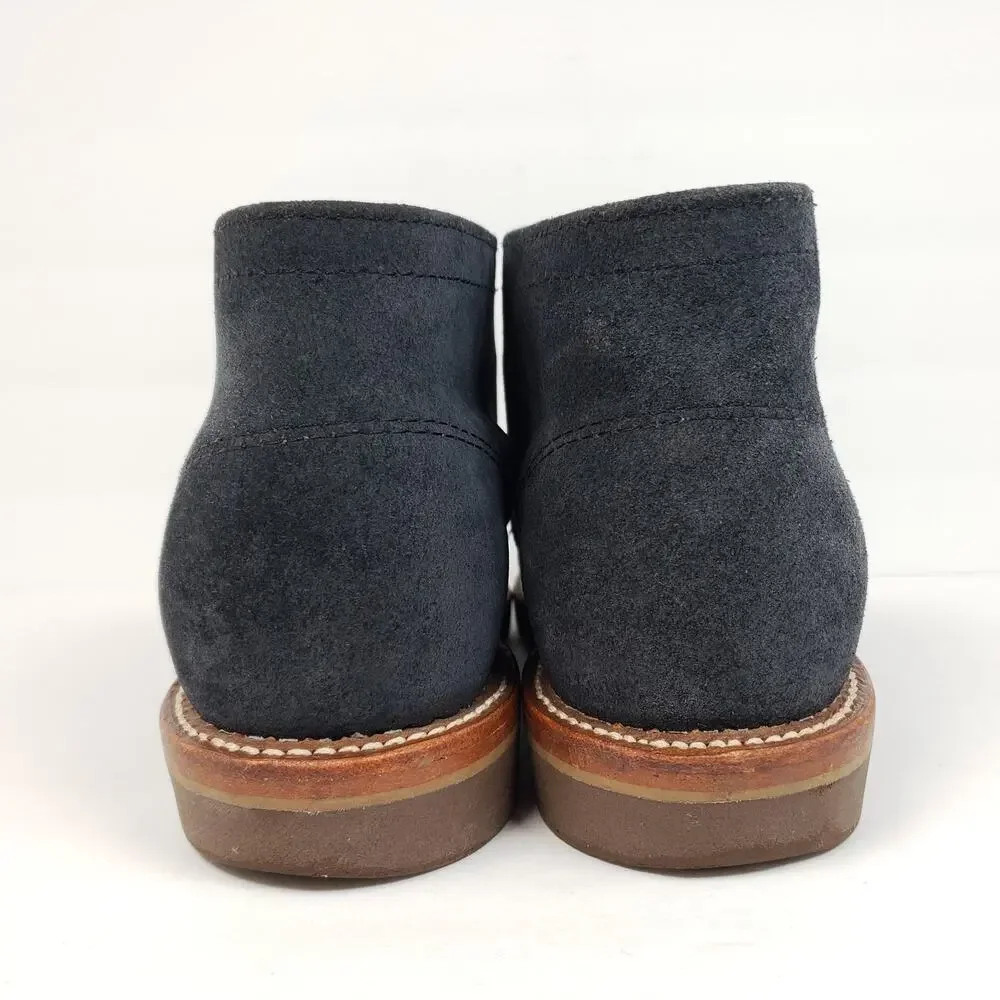 Original Chippewa Milford Mens Size 7.5 E Navy Blue Black Suede Chukka Boots
